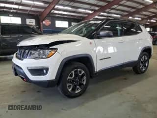 2018 Jeep Compass Trailhawk with VIN 3C4NJDDBXJT412601, listed as a Copart auction lot 61652985 with 139,107 mi miles and Salvage title. Bid and sale history available at DreamBid. Image 1.