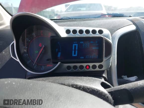 2015 Chevrolet Sonic RS with VIN 1G1JH5SB8F4168410, listed as a IAAI auction lot 41859429 with 103,393 mi miles and . Bid and sale history available at DreamBid. Image 7.