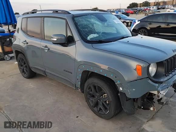 2018 Jeep Renegade Latitude with VIN ZACCJABB6JPH05525, listed as a Copart auction lot 71894825 with 56,774 mi miles and Salvage title. Bid and sale history available at DreamBid. Image 15.