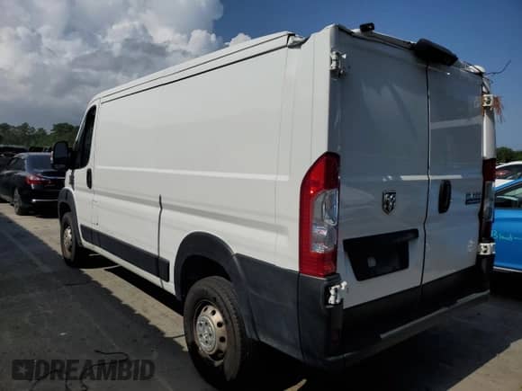 2021 Ram ProMaster Cargo с VIN 3C6LRVAG5ME564842, выставлен на аукционе Copart как лот 65655695 с пробегом 140 465 миль миль и Списание • Salvage title. История ставок и продаж доступна на DreamBid. Изображение 2.