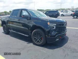 2025 Chevrolet Silverado 1500 with VIN 1GCUKEEL3SZ252206, listed as a IAAI auction lot 42370106 with 508 mi miles and . Bid and sale history available at DreamBid. Image 1.