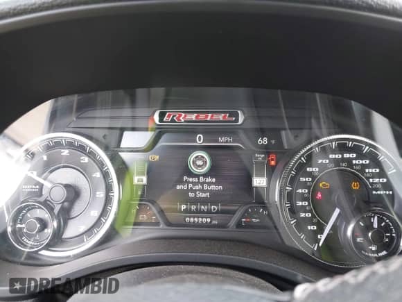 2020 Ram 1500 Rebel with VIN 1C6SRFET4LN280363, listed as a IAAI auction lot 43283139 with 85,209 mi miles and . Bid and sale history available at DreamBid. Image 7.