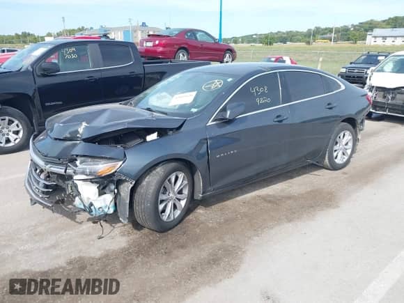 2020 Chevrolet Malibu LT with VIN 1G1ZD5ST0LF093824, listed as a IAAI auction lot 43089820 with 89,612 mi miles and . Bid and sale history available at DreamBid. Image 2.