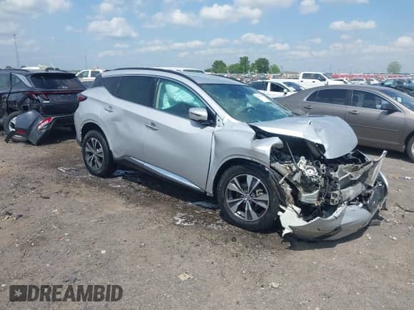 2020 Nissan Murano SV with VIN 5N1AZ2BS4LN139524, listed as a IAAI auction lot 42115414 with Not provided miles and . Bid and sale history available at DreamBid. Image 1.