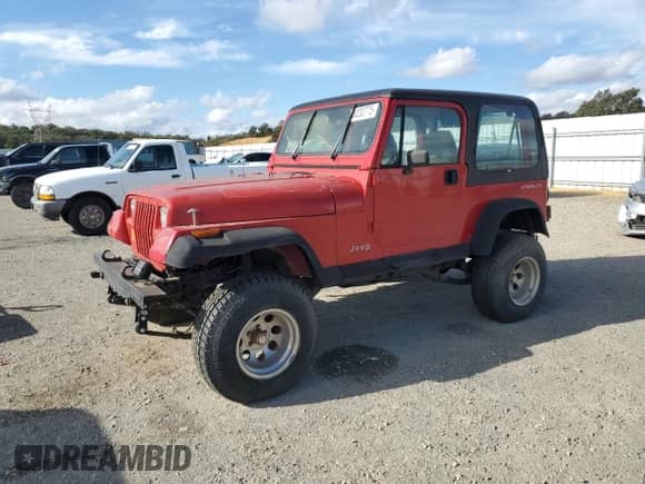 1994 Jeep Wrangler S с VIN 1J4FY19PXRP407587, выставлен на аукционе Copart как лот 80202775 с пробегом 145 825 миль миль и Чистый • Clean title. История ставок и продаж доступна на DreamBid. Изображение 1.