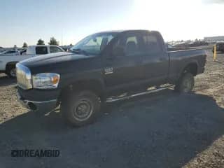 2007 Dodge 2500 SLT with VIN 3D7KS28D07G760379, listed as a Copart auction lot 82248985 with 215,376 mi miles and Salvage title. Bid and sale history available at DreamBid. Image 1.