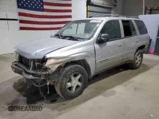 2004 Chevrolet TrailBlazer LT с VIN 1GNDT13S542279314, выставлен на аукционе Copart как лот 66213665 с пробегом 145 219 миль миль и Списание • Salvage title. История ставок и продаж доступна на DreamBid. Изображение 1.