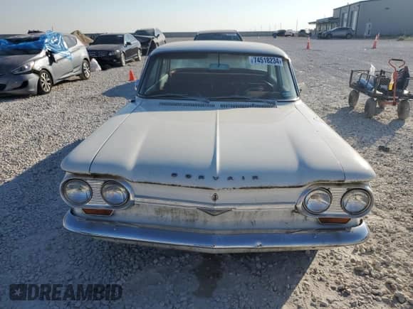 1964 Chevrolet Corvair with VIN 40969W266227, listed as a Copart auction lot 74518234 with 58,606 mi miles and Clean title. Bid and sale history available at DreamBid. Image 5.