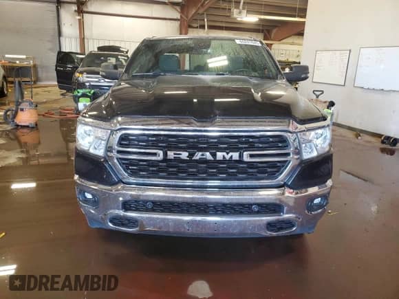 2024 Ram 1500 Big Horn with VIN 1C6RRFFG7RN141675, listed as a Copart auction lot 65241645 with 24,636 mi miles and Salvage title. Bid and sale history available at DreamBid. Image 5.