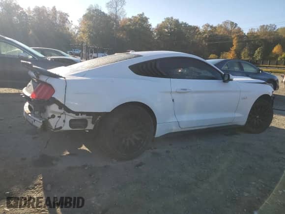 2015 Ford Mustang GT with VIN 1FA6P8CF0F5308338, listed as a Copart auction lot 86191545 with Not provided miles and Salvage title. Bid and sale history available at DreamBid. Image 3.