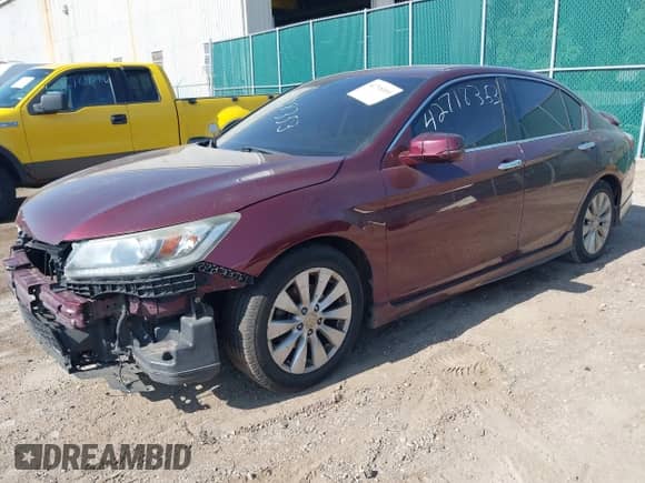 2013 Honda Accord EX-L z VIN 1HGCR2F81DA029598, wystawiony jako IAAI lot #42718353 z przebiegiem 220 720 mil mil oraz . Historia ofert i sprzedaży dostępna na DreamBid. Obrazek 17.