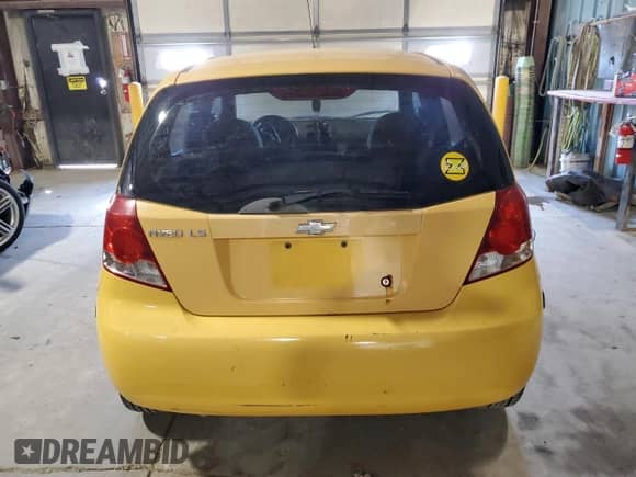 2005 Chevrolet Aveo LS с VIN KL1TD626X5B494411, выставлен на аукционе Copart как лот 50315385 с пробегом 213 184 миль миль и Списание • Salvage title. История ставок и продаж доступна на DreamBid. Изображение 6.