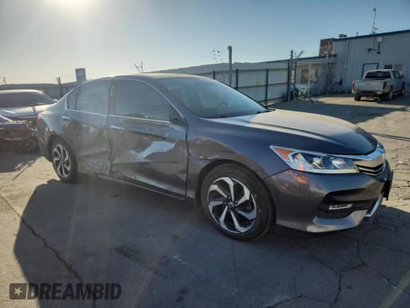 2016 Honda Accord EX-L with VIN 1HGCR2F96GA072881, listed as a Copart auction lot 82200345 with 121,029 mi miles and Salvage title. Bid and sale history available at DreamBid. Image 4.