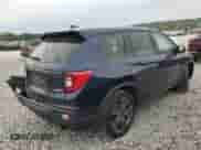 2021 Honda Passport EX-L with VIN 5FNYF8H53MB004552, listed as a Copart auction lot 70690565 with 100,370 mi miles and Salvage title. Bid and sale history available at DreamBid. Image 3.