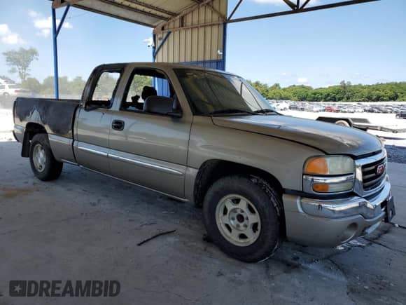 2003 GMC Sierra 1500 SLE with VIN 2GTEC19T431363023, listed as a Copart auction lot 64850105 with Not provided miles and Salvage title. Bid and sale history available at DreamBid. Image 4.