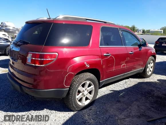 2009 Saturn Outlook XR with VIN 5GZEV23D39J148019, listed as a Copart auction lot 74117334 with Not provided miles and Salvage title. Bid and sale history available at DreamBid. Image 3.