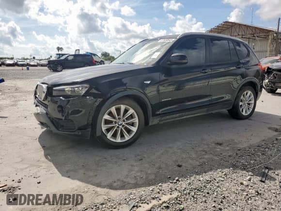 2017 BMW X3 sDrive28i with VIN 5UXWZ7C54H0V86230, listed as a Copart auction lot 67839545 with Not provided miles and Salvage title. Bid and sale history available at DreamBid. Image 1.