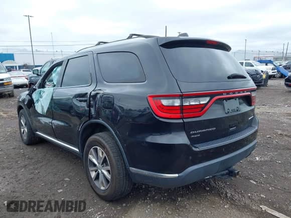 2016 Dodge Durango Limited with VIN 1C4RDJDG8GC340918, listed as a IAAI auction lot 43039100 with 97,755 mi miles and . Bid and sale history available at DreamBid. Image 3.
