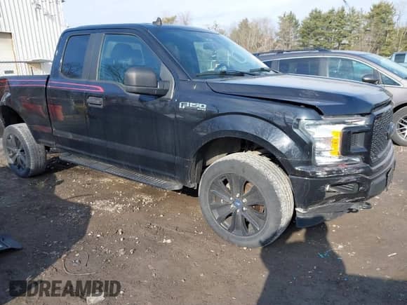 2020 Ford F-150 XL with VIN 1FTEX1EPXLFB60174, listed as a IAAI auction lot 41785994 with 59,496 mi miles and . Bid and sale history available at DreamBid. Image 1.