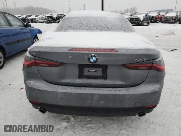 2022 BMW 4 Series 430i with VIN WBA23AT08NCK01780, listed as a Copart auction lot 88150095 with Not provided miles and Clean title. Bid and sale history available at DreamBid. Image 6.