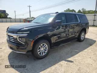 2025 Chevrolet Suburban LT с VIN 1GNS5CRDXSR250773, выставлен на аукционе Copart как лот 63691975 с пробегом 434 миль миль и Списание • Salvage title. История ставок и продаж доступна на DreamBid. Изображение 1.