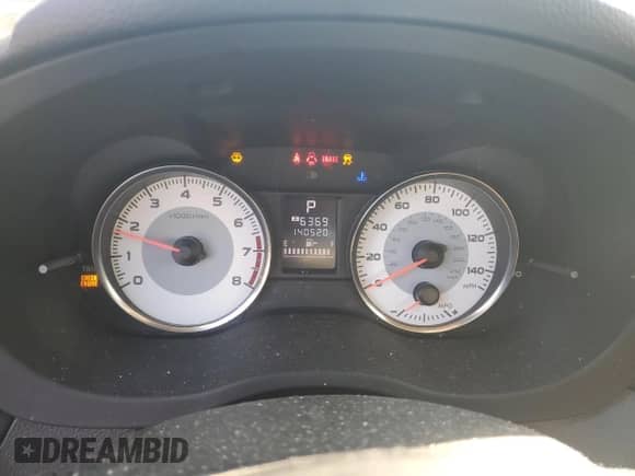 2012 Subaru Impreza Special Sports Limited z VIN JF1GPAR6XCH232561, wystawiony jako Copart lot #72051545 z przebiegiem 140 520 mil mil oraz Szkoda całkowita • Salvage title. Historia ofert i sprzedaży dostępna na DreamBid. Obrazek 9.