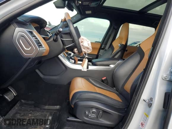 2022 Land Rover Range Rover Sport SVR with VIN SALWZ2RE3NA228966, listed as a Copart auction lot 42613085 with 14,449 mi miles and Salvage title. Bid and sale history available at DreamBid. Image 7.