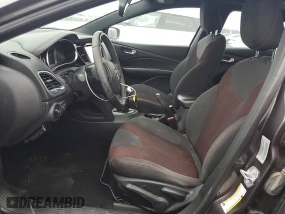 2016 Dodge Dart SXT Sport Blacktop with VIN 1C3CDFFAXGD817925, listed as a Copart auction lot 56976045 with 76,001 mi miles and Salvage title. Bid and sale history available at DreamBid. Image 7.