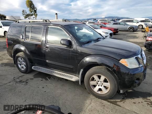 2011 Nissan Pathfinder LE with VIN 5N1AR1NN3BC622688, listed as a Copart auction lot 87666085 with 216,233 mi miles and Salvage title. Bid and sale history available at DreamBid. Image 4.