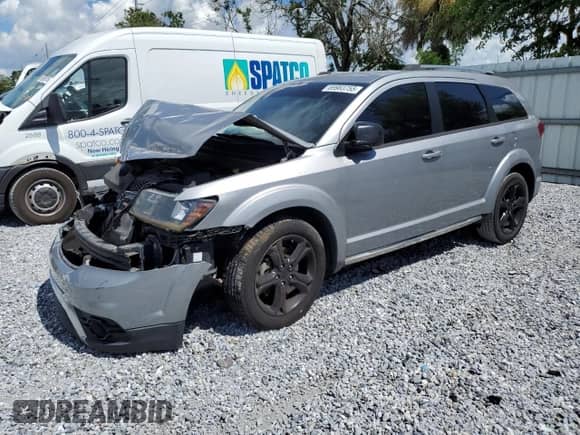 2017 Dodge Journey Crossroad Plus with VIN 3C4PDCGGXHT554006, listed as a Copart auction lot 69983755 with 166,647 mi miles and Salvage title. Bid and sale history available at DreamBid. Image 1.
