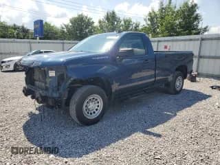 2021 Chevrolet Silverado 1500 Work Truck with VIN 3GCNWAEK8MG332578, listed as a Copart auction lot 62015735 with 57,956 mi miles and Salvage title. Bid and sale history available at DreamBid. Image 1.