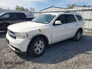 2011 Dodge Durango Express with VIN 1D4RE2GG3BC733185, listed as a Copart auction lot 81763935 with 189,715 mi miles and Salvage title. Bid and sale history available at DreamBid. Image 1.