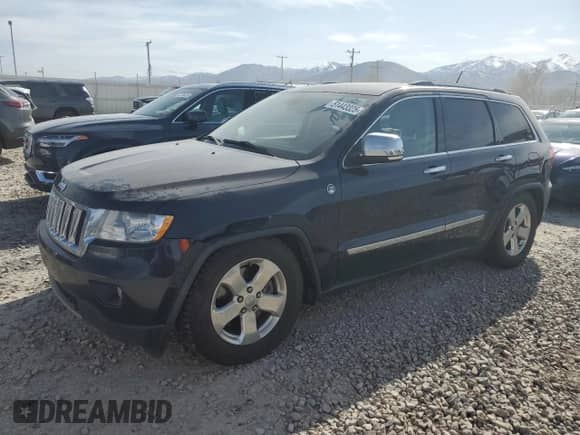 2011 Jeep Grand Cherokee Overland with VIN 1J4RR6GT2BC629027, listed as a Copart auction lot 51443325 with Not provided miles and Salvage title. Bid and sale history available at DreamBid. Image 1.