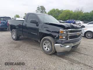 2014 Chevrolet Silverado 1500 Work Truck z VIN 1GCNKPEC3EZ348129, wystawiony jako IAAI lot #42322502 z przebiegiem 87 188 mil mil oraz . Historia ofert i sprzedaży dostępna na DreamBid. Obrazek 1.