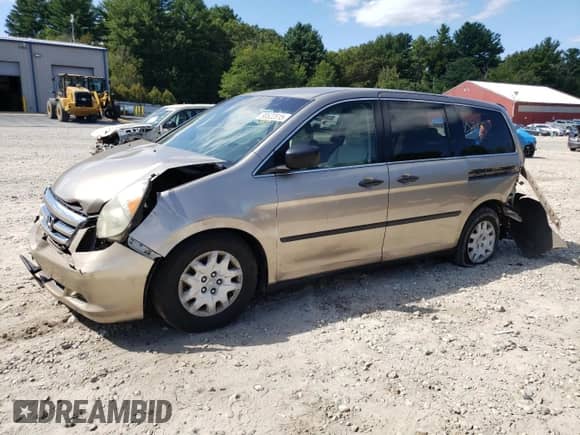 2007 Honda Odyssey LX с VIN 5FNRL38217B088333, выставлен на аукционе Copart как лот 80522515 с пробегом 76 889 миль миль и Чистый • Clean title. История ставок и продаж доступна на DreamBid. Изображение 1.