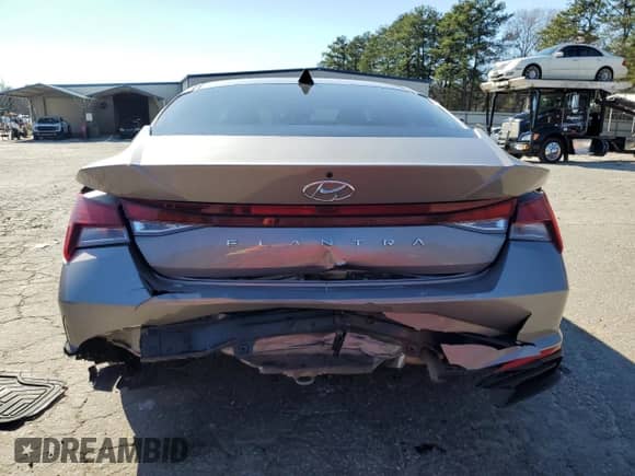 2023 Hyundai Elantra SEL с VIN KMHLS4AG6PU555060, выставлен на аукционе Copart как лот 49100785 с пробегом 34 389 миль миль и Списание • Salvage title. История ставок и продаж доступна на DreamBid. Изображение 6.