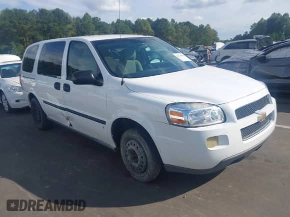 2008 Chevrolet Uplander LS с VIN 1GNDV23148D149946, выставлен на аукционе IAAI как лот 43335881 с пробегом 309 903 миль миль и . История ставок и продаж доступна на DreamBid. Изображение 1.