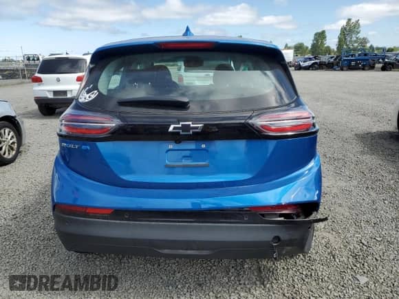 2022 Chevrolet Bolt EV 2LT с VIN 1G1FX6S06N4102207, выставлен на аукционе Copart как лот 58338095 с пробегом 14 826 миль миль и Списание • Salvage title. История ставок и продаж доступна на DreamBid. Изображение 6.
