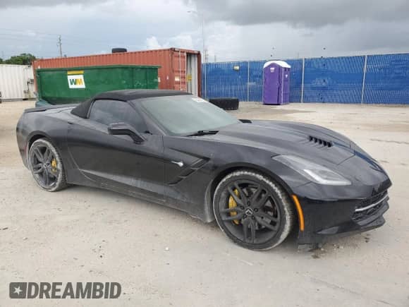 2014 Chevrolet Corvette Z51 3LT z VIN 1G1YL3D74E5131261, wystawiony jako Copart lot #65464525 z przebiegiem 142 023 mil mil oraz Czysty tytuł • Clean title. Historia ofert i sprzedaży dostępna na DreamBid. Obrazek 4.