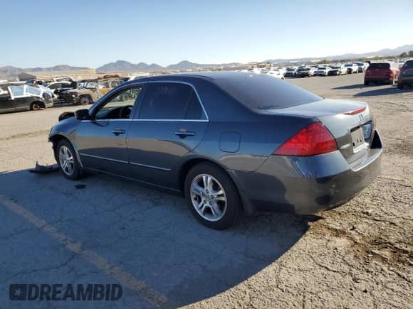2007 Honda Accord EX with VIN 1HGCM56747A184447, listed as a Copart auction lot 85308375 with Not provided miles and Salvage title. Bid and sale history available at DreamBid. Image 2.
