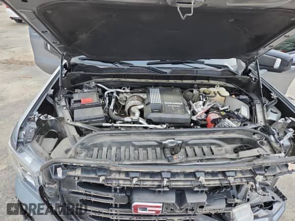 2020 GMC Sierra 1500 AT4 with VIN 3GTU9EET8LG354775, listed as a Copart auction lot 63521415 with 46,467 mi miles and Salvage title. Bid and sale history available at DreamBid. Image 11.