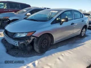 2012 Honda Civic with VIN 2HGFB2F28CH513684, listed as a Copart auction lot 85117134 with 184,134 mi miles and Salvage title. Bid and sale history available at DreamBid. Image 1.