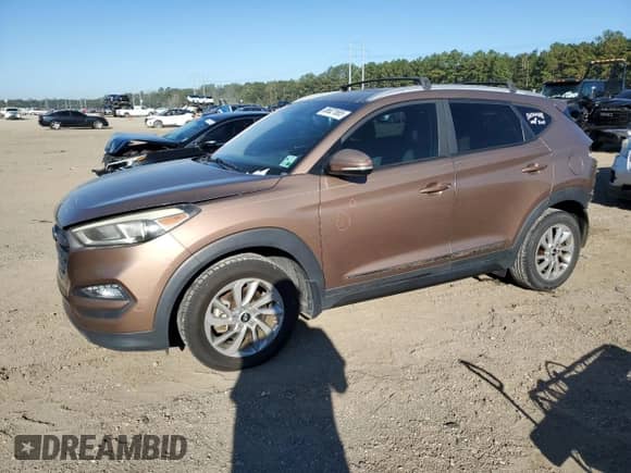 2016 Hyundai Tucson Sport with VIN KM8J33A29GU144870, listed as a Copart auction lot 86621665 with 108,028 mi miles and Salvage title. Bid and sale history available at DreamBid. Image 1.