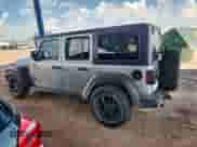 2021 Jeep Wrangler Unlimited Sport S with VIN 1C4HJXDN1MW601032, listed as a Copart auction lot 81692465 with 49,559 mi miles and Salvage title. Bid and sale history available at DreamBid. Image 2.