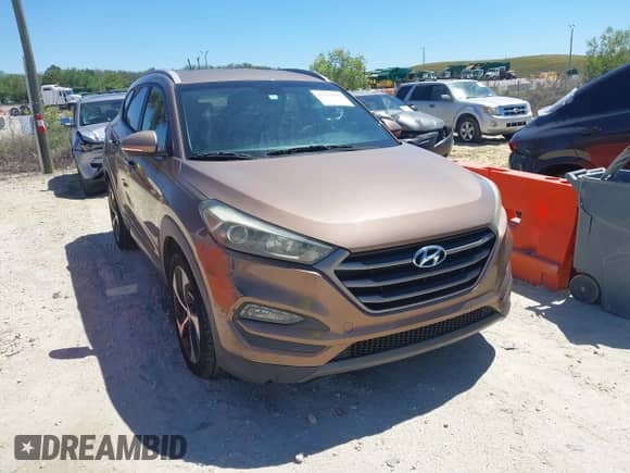 2016 Hyundai Tucson Sport z VIN KM8J33A29GU054909, wystawiony jako IAAI lot #41835688 z przebiegiem 90 751 mil mil oraz . Historia ofert i sprzedaży dostępna na DreamBid. Obrazek 1.