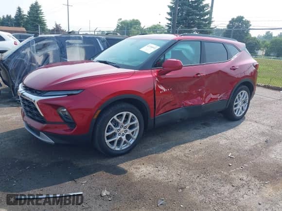 2024 Chevrolet Blazer LT with VIN 3GNKBCR43RS128630, listed as a IAAI auction lot 42730972 with 15,749 mi miles and . Bid and sale history available at DreamBid. Image 17.