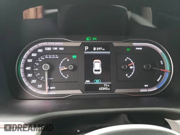 2022 Hyundai Tucson Blue with VIN KM8JBCA17NU079850, listed as a Copart auction lot 81679625 with 63,343 mi miles and Salvage title. Bid and sale history available at DreamBid. Image 9.