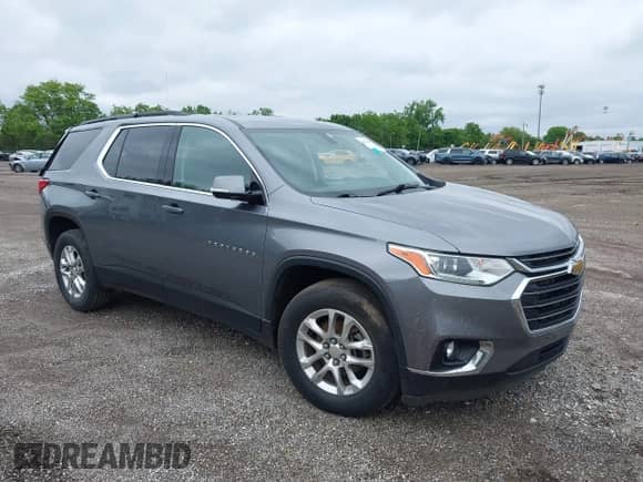 2020 Chevrolet Traverse LT Cloth with VIN 1GNEVGKW2LJ199527, listed as a IAAI auction lot 42124198 with 80,836 mi miles and . Bid and sale history available at DreamBid. Image 1.