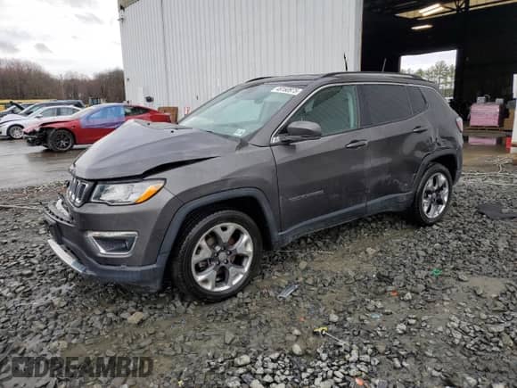 2021 Jeep Compass Limited z VIN 3C4NJCCB5MT526425, wystawiony jako Copart lot #49160975 z przebiegiem 73 588 mil mil oraz Szkoda całkowita • Salvage title. Historia ofert i sprzedaży dostępna na DreamBid. Obrazek 1.
