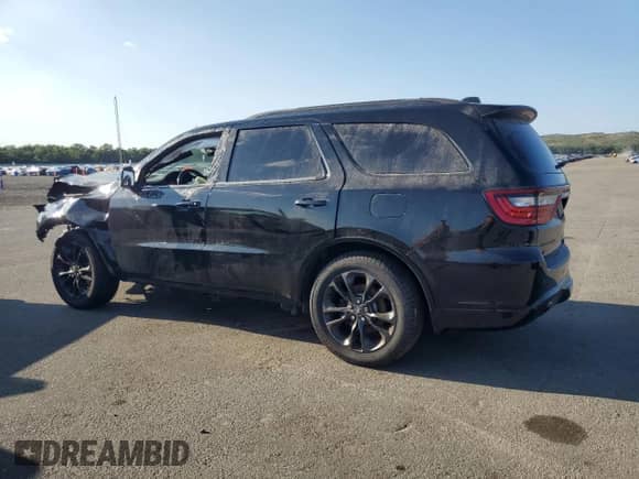 2021 Dodge Durango R/T with VIN 1C4SDJCT1MC750701, listed as a Copart auction lot 80143015 with 59,201 mi miles and Salvage title. Bid and sale history available at DreamBid. Image 2.